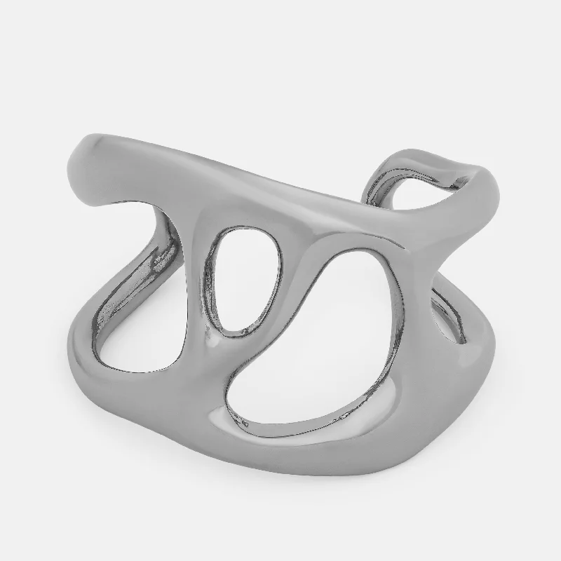 Cuff Bracelets for Men with Engravable Plates-Delusion
