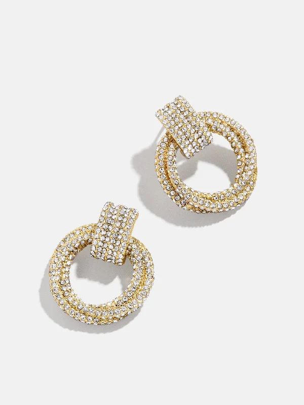 Women's Earrings – Elegant Designs for Every Personality--Arabella Earrings - Gold/Pavé Women's Earrings – Elegant Designs for Every Personality--Arabella Earrings - Gold/Pavé