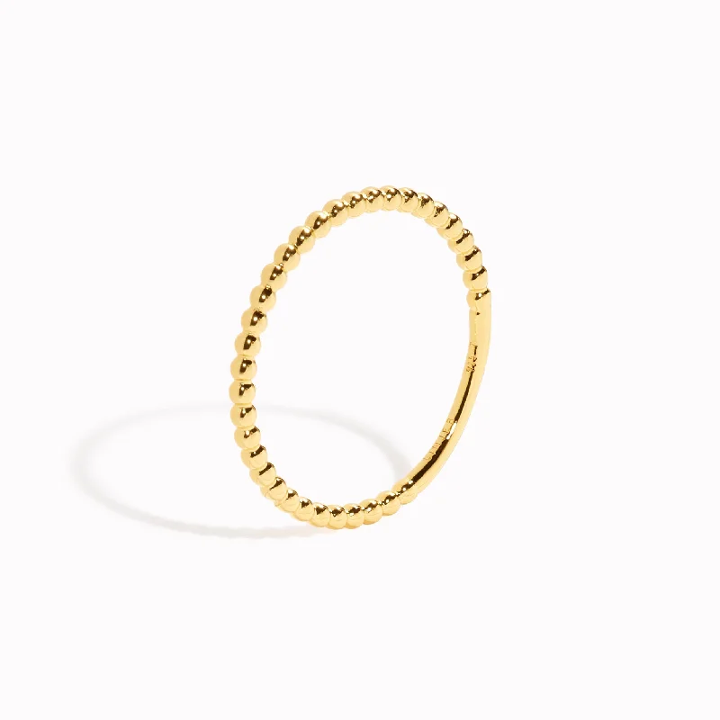 Chic Women's Rings for Fashion-Forward Looks-Beaded Ring - Maud