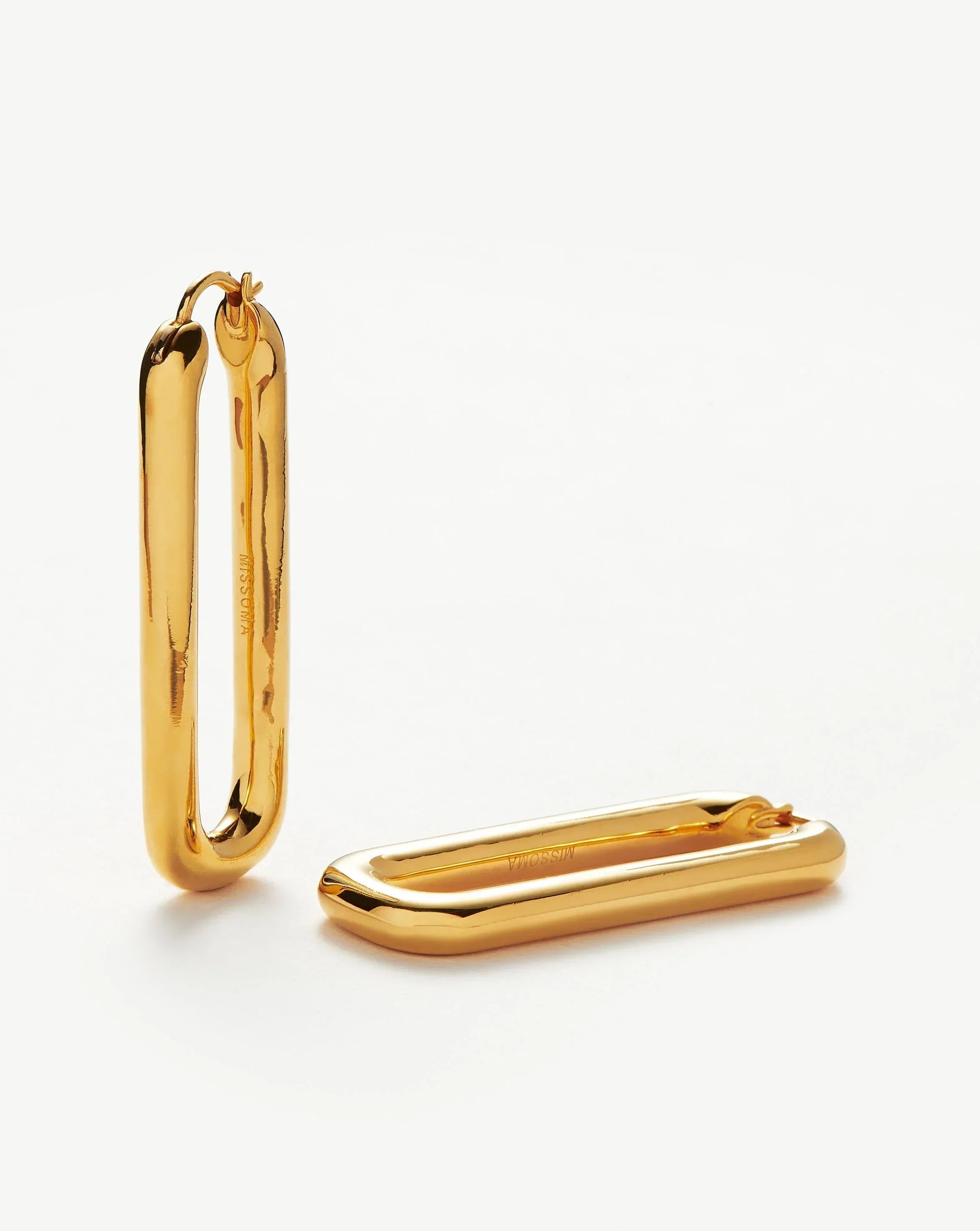 Women's Earrings – Elegant Designs for Every Personality--Ovate Hoop Earrings