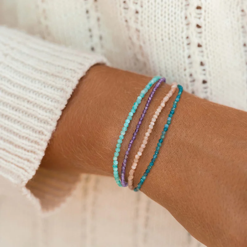 Dazzling Bangles for Women-Multi Strand Beaded Bracelet