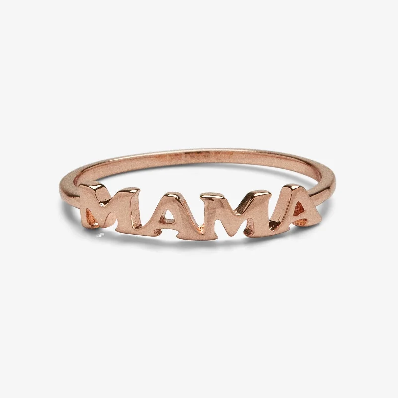 Chic Women's Rings for Fashion-Forward Looks-Mama Ring
