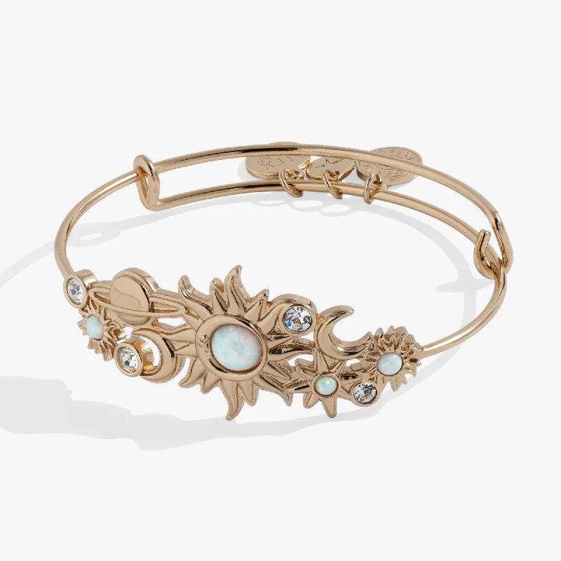 Shiny Bangles for Women-Celestial In-Line Bangle