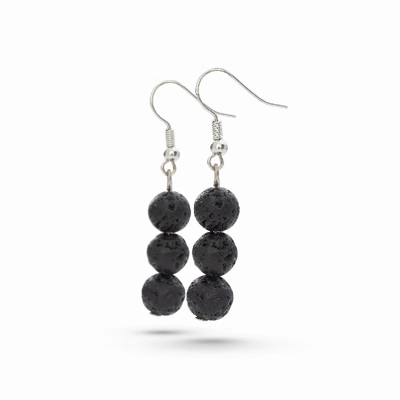 Women's Earrings – Elegant Designs for Every Personality--Lava Stone Diffuser Earrings