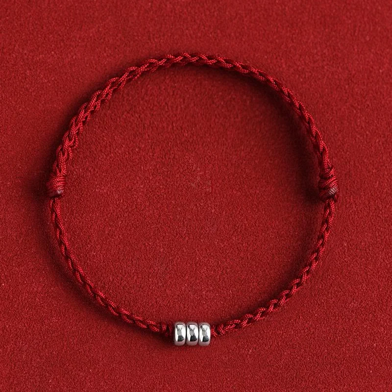 Personalized Wrist Bracelets for Men-Buddha Stones 925 Sterling Silver Beads Protection Luck Braided Bracelet Anklet Personalized Wrist Bracelets for Men-Buddha Stones 925 Sterling Silver Beads Protection Luck Braided Bracelet Anklet