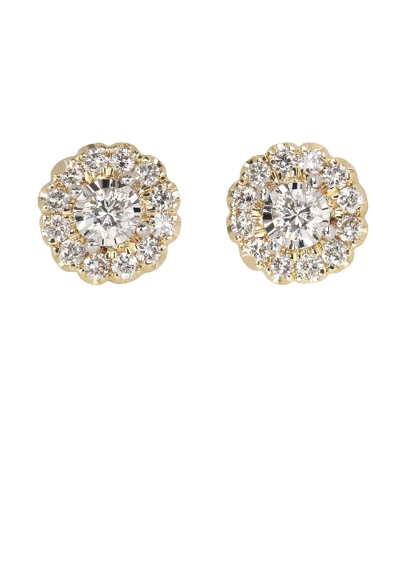 Shop Durable Men's Earrings for Everyday Wear-Mens Stud Diamond Earrings | 0.67 Carats 14K Yellow Gold Shop Durable Men's Earrings for Everyday Wear-Mens Stud Diamond Earrings | 0.67 Carats 14K Yellow Gold
