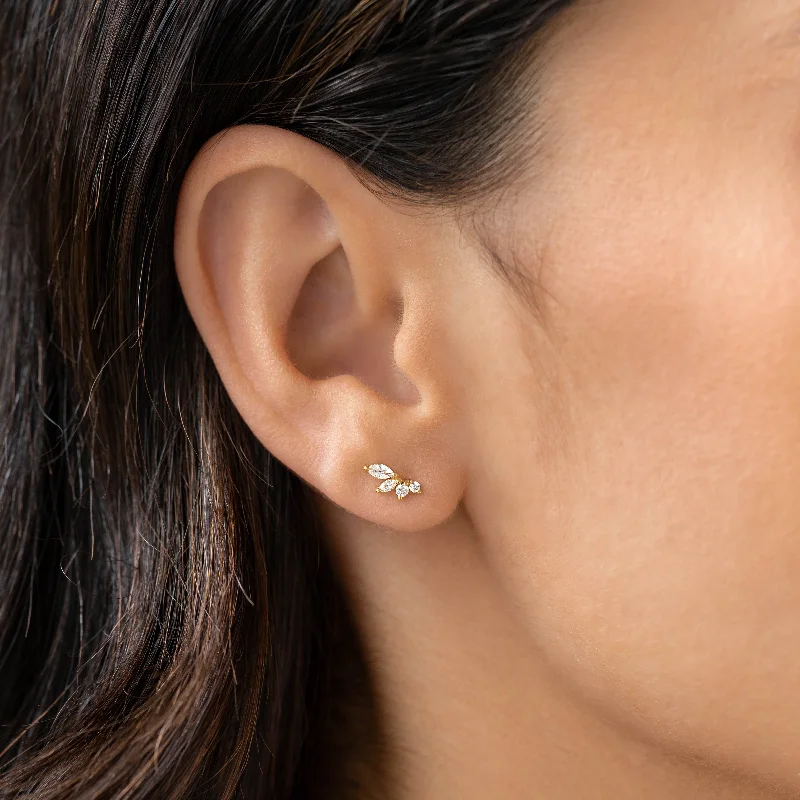 Women's Earrings – Elegant Designs for Every Personality--Marquise Wing Earrings - Ava Women's Earrings – Elegant Designs for Every Personality--Marquise Wing Earrings - Ava