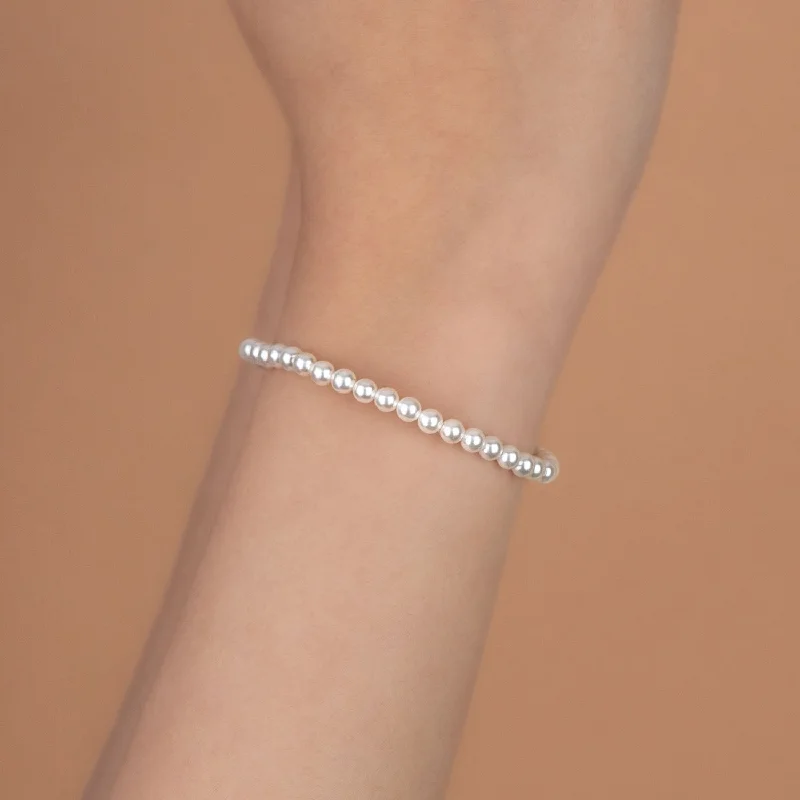 Women's Earrings – Elegant Designs for Every Personality--Ida Mini Natural Shell Pearl Bracelet