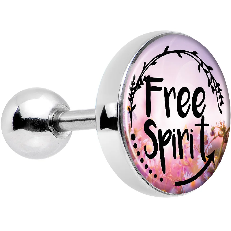Women's Earrings – Elegant Designs for Every Personality--16 Gauge 1/4 Free Spirit Tragus Cartilage Earring