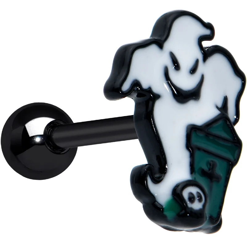 Women's Earrings – Elegant Designs for Every Personality--16 Gauge 1/4 Black Graveyard Ghost Halloween Cartilage Tragus Earring Women's Earrings – Elegant Designs for Every Personality--16 Gauge 1/4 Black Graveyard Ghost Halloween Cartilage Tragus Earring