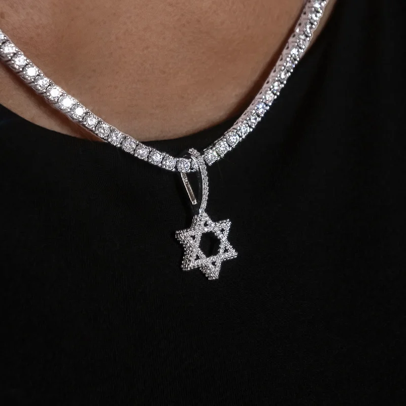 Shop Classic Women's Necklaces & Pendants with a Modern Twist-Micro Diamond Pave Star of David Pendant Shop Classic Women's Necklaces & Pendants with a Modern Twist-Micro Diamond Pave Star of David Pendant