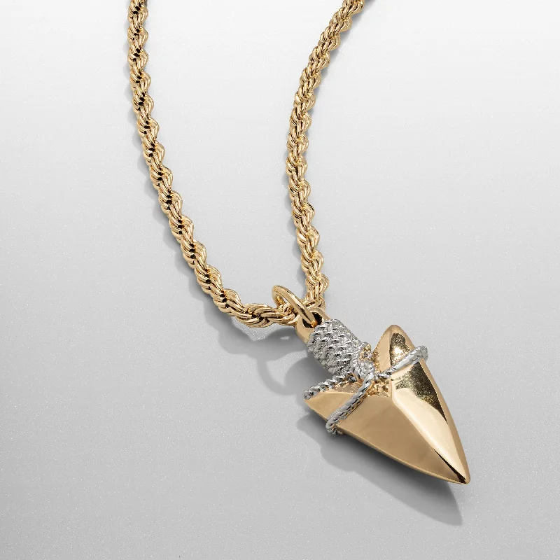 Exclusive Men's Necklaces & Pendants for the Modern Gentleman-Arrow (Gold)