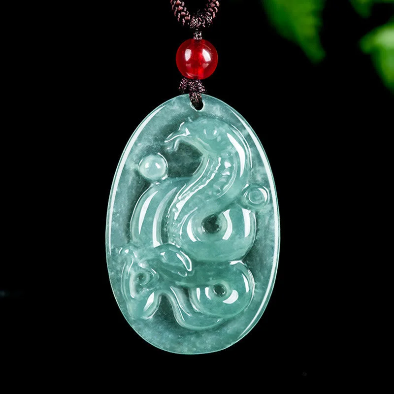 Shop Classic Women's Necklaces & Pendants with a Modern Twist-Buddha Stones Natural Jade Oval Year Of The Snake Luck Necklace Pendant Shop Classic Women's Necklaces & Pendants with a Modern Twist-Buddha Stones Natural Jade Oval Year Of The Snake Luck Necklace Pendant