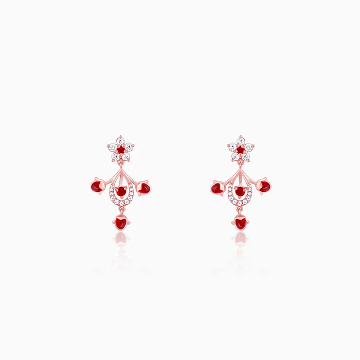Women's Earrings – Elegant Designs for Every Personality--Rose Gold Grow in Love Earrings Women's Earrings – Elegant Designs for Every Personality--Rose Gold Grow in Love Earrings