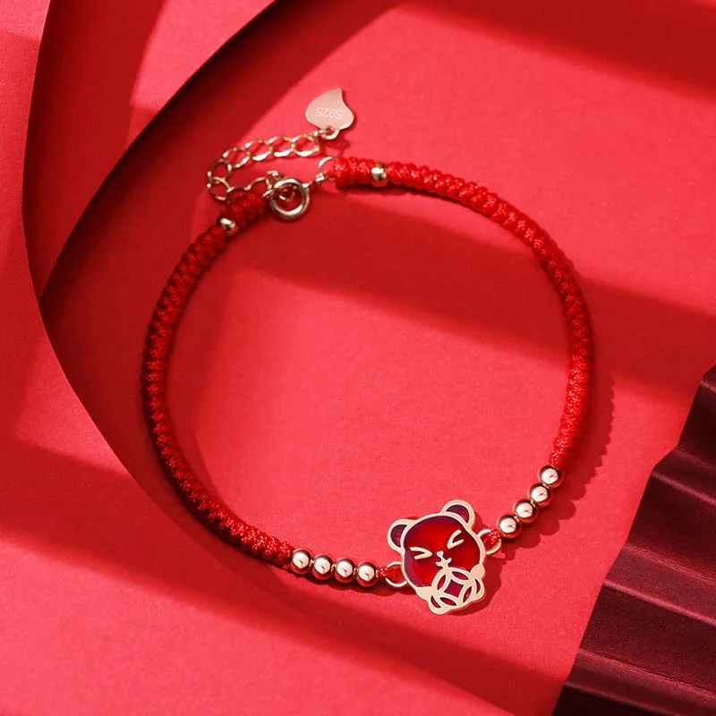 Stylish Bracelets for Men with Unique Charms-Buddha Stones 12 Chinese Zodiac Lucky Red String Bracelet Stylish Bracelets for Men with Unique Charms-Buddha Stones 12 Chinese Zodiac Lucky Red String Bracelet