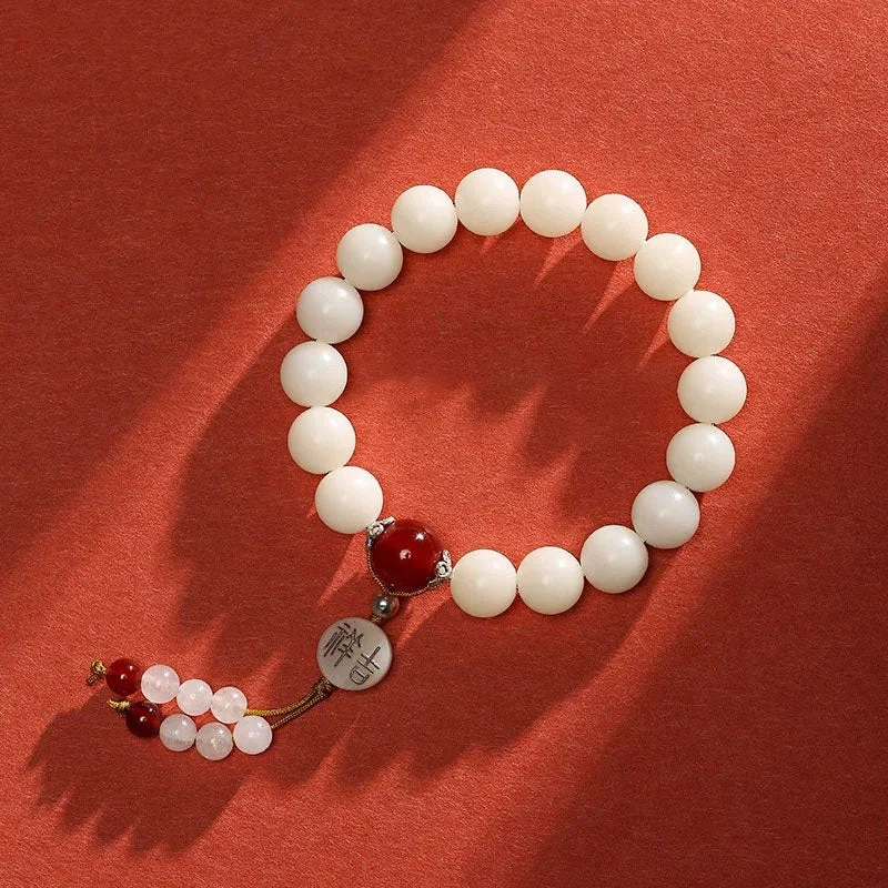 Fashionable Men's Bracelets with Simple Straps-Buddha Stones Bodhi Seed Red Agate Black Obsidian Pink Crystal Rutilated Quartz Peace Wrist Mala Bracelet Fashionable Men's Bracelets with Simple Straps-Buddha Stones Bodhi Seed Red Agate Black Obsidian Pink Crystal Rutilated Quartz Peace Wrist Mala Bracelet
