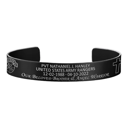 Trendy Bracelets for Men with Silver Accents-Pvt Nathaniel Hanley Memorial Band – Hosted by the Hanley Family Trendy Bracelets for Men with Silver Accents-Pvt Nathaniel Hanley Memorial Band – Hosted by the Hanley Family