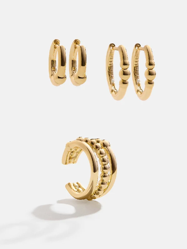 Women's Earrings – Elegant Designs for Every Personality--Blythe Earring Set - Gold
