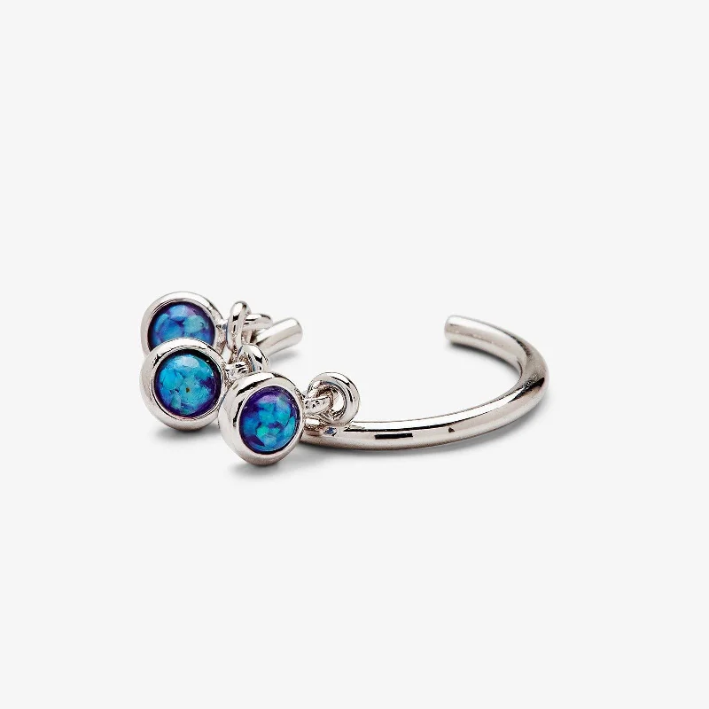 Women's Earrings – Elegant Designs for Every Personality--Dangling Opals Ear Cuff