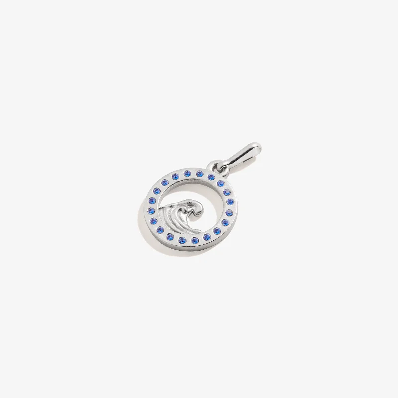Shop Classic Women's  Necklaces & Pendants with a Modern Twist-Crystal Wave Clip Charm