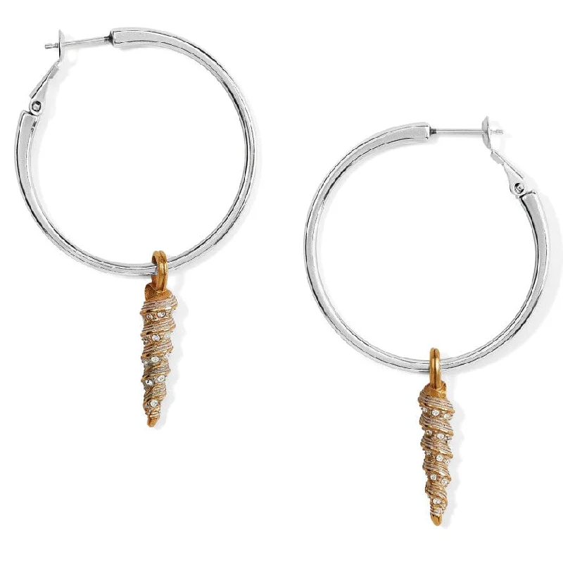 Women's Earrings – Elegant Designs for Every Personality--Shells Charm Hoop Earrings Women's Earrings – Elegant Designs for Every Personality--Shells Charm Hoop Earrings