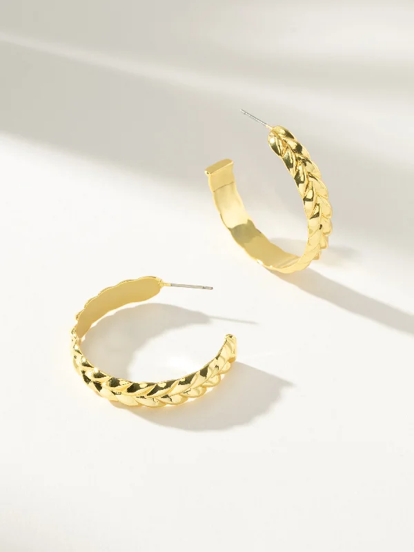 Women's Earrings – Elegant Designs for Every Personality--Vine Hoop Earrings