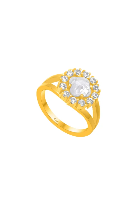 Chic Women's Rings for Fashion-Forward Looks-Nova Brillantina Statement Ring