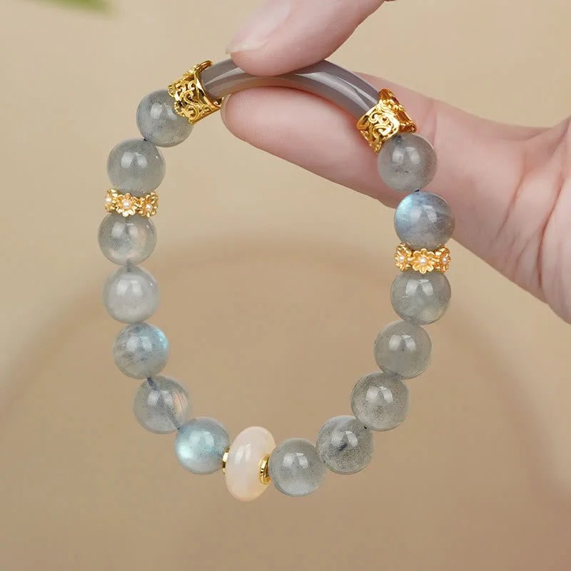 Sparkling Bangles for Women-Buddha Stones Natural Labradorite Moonstone Healing Change Bracelet Sparkling Bangles for Women-Buddha Stones Natural Labradorite Moonstone Healing Change Bracelet