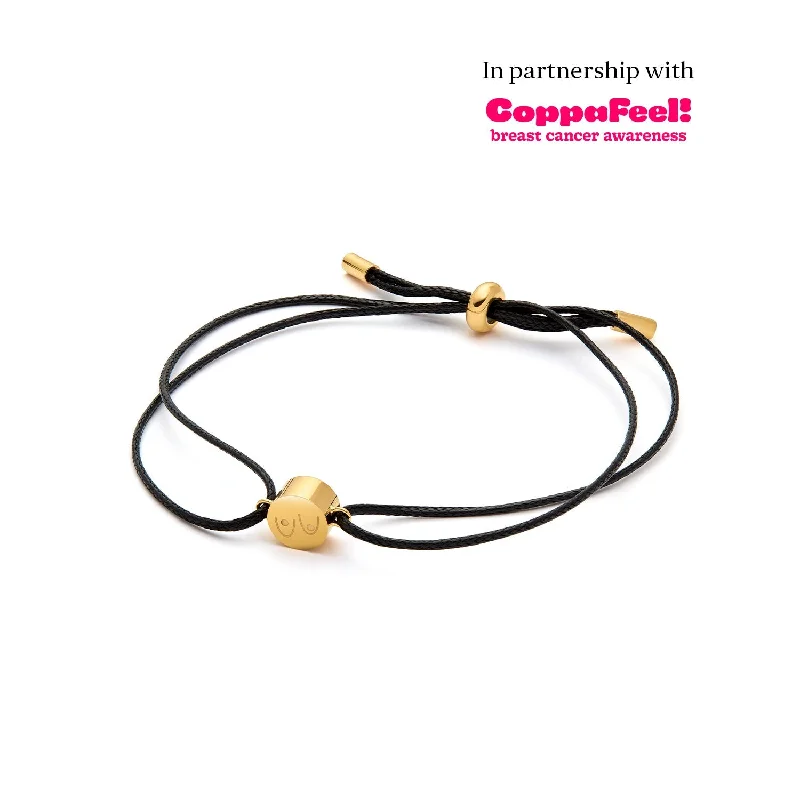 Luxury Crystal Bangles for Women-CoppaFeel! ‘Charms for Charity’ Bracelet (Gold)