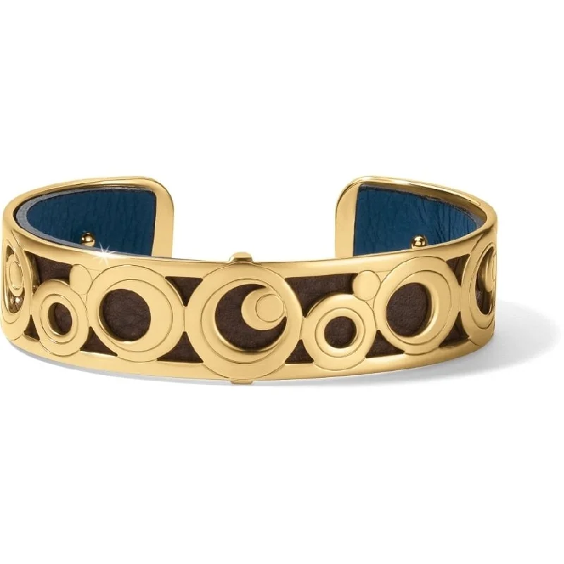 Silver-Plated Bangles for Women-Christo Maui Slim Cuff Bracelet Set