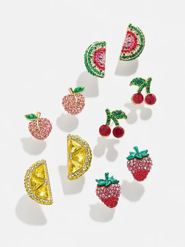 Women's Earrings – Elegant Designs for Every Personality--Zest for Life Earrings - Lemon Stud Earrings