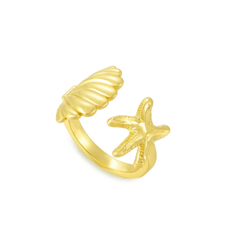 Chic Women's Rings for Fashion-Forward Looks-Under The Sea Ring