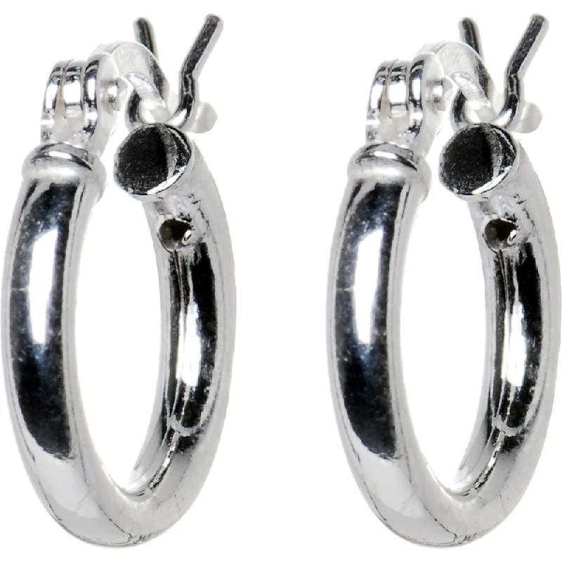 Women's Earrings – Elegant Designs for Every Personality--925 Sterling Silver 1/4 Inch Hoop Earrings Women's Earrings – Elegant Designs for Every Personality--925 Sterling Silver 1/4 Inch Hoop Earrings