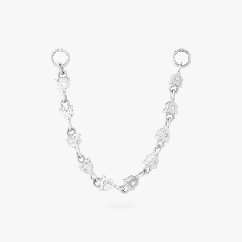 White Gold/Clear