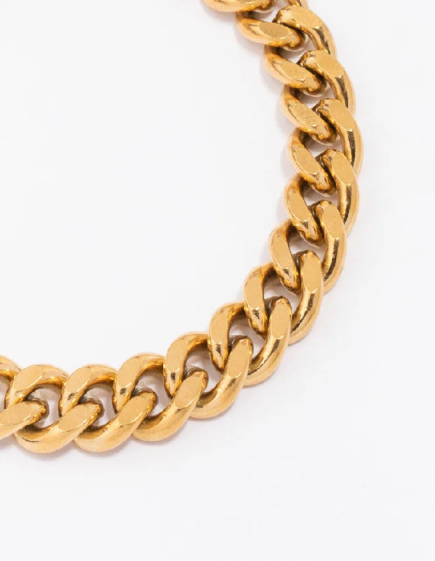 Colorful Enamel Bangles for Women-Waterproof Gold Plated Stainless Steel Curb Chain Bracelet Colorful Enamel Bangles for Women-Waterproof Gold Plated Stainless Steel Curb Chain Bracelet