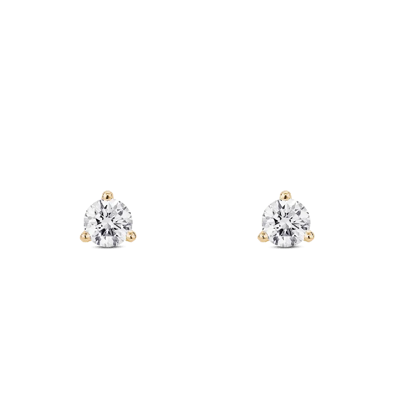 Women's Earrings – Elegant Designs for Every Personality--The Mini Round Brilliant Solitaire Studs