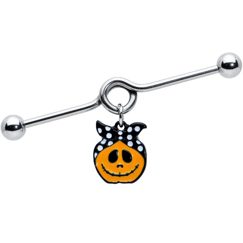 Women's Earrings – Elegant Designs for Every Personality--14 Gauge Halloween Kerchief Pumpkin Dangle Project Bar 38mm Women's Earrings – Elegant Designs for Every Personality--14 Gauge Halloween Kerchief Pumpkin Dangle Project Bar 38mm
