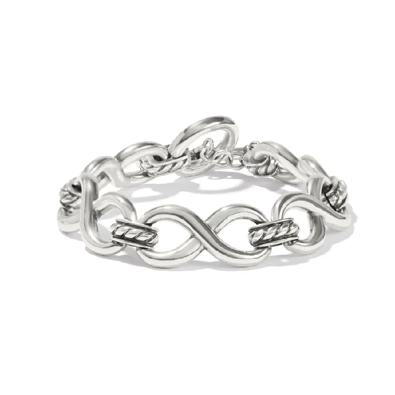 Sparkling Bangle Sets for Women-Interlok Infinity Bracelet