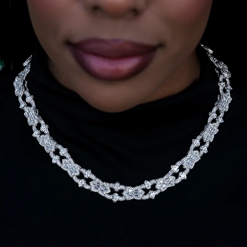 Shop Classic Women's Necklaces & Pendants with a Modern Twist-Gothic Mariner Necklace in White Gold Shop Classic Women's Necklaces & Pendants with a Modern Twist-Gothic Mariner Necklace in White Gold