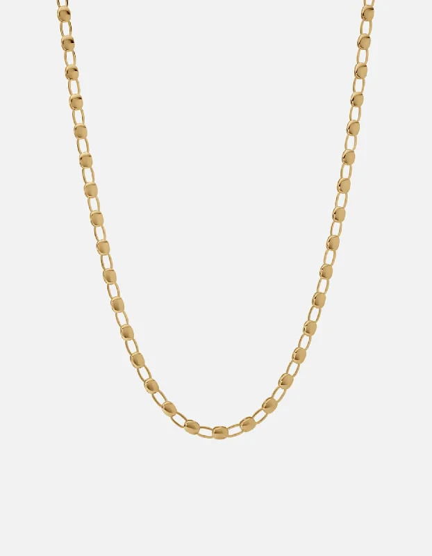 Exclusive Men's Necklaces & Pendants for the Modern Gentleman-Ward Chain Necklace, Gold Vermeil Exclusive Men's Necklaces & Pendants for the Modern Gentleman-Ward Chain Necklace, Gold Vermeil