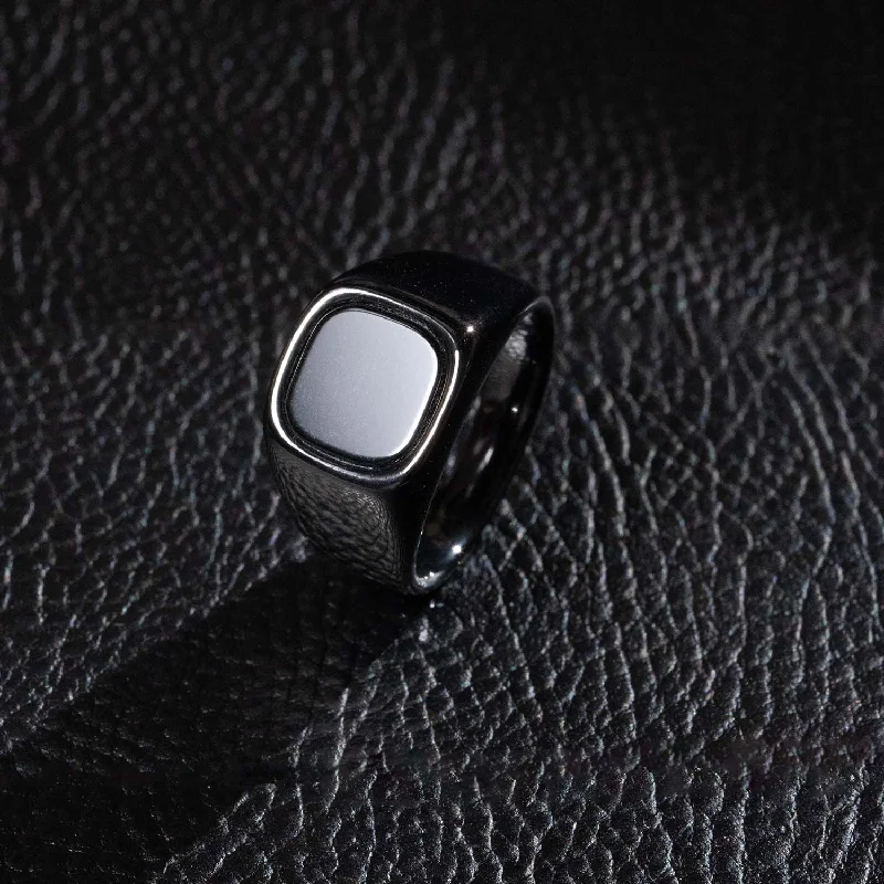 Top Men's Rings – Crafted for Every Style  Black Lantern Signet Ring