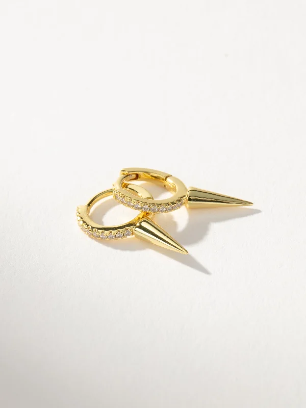 Women's Earrings – Elegant Designs for Every Personality--Killer Spike Huggie Earrings