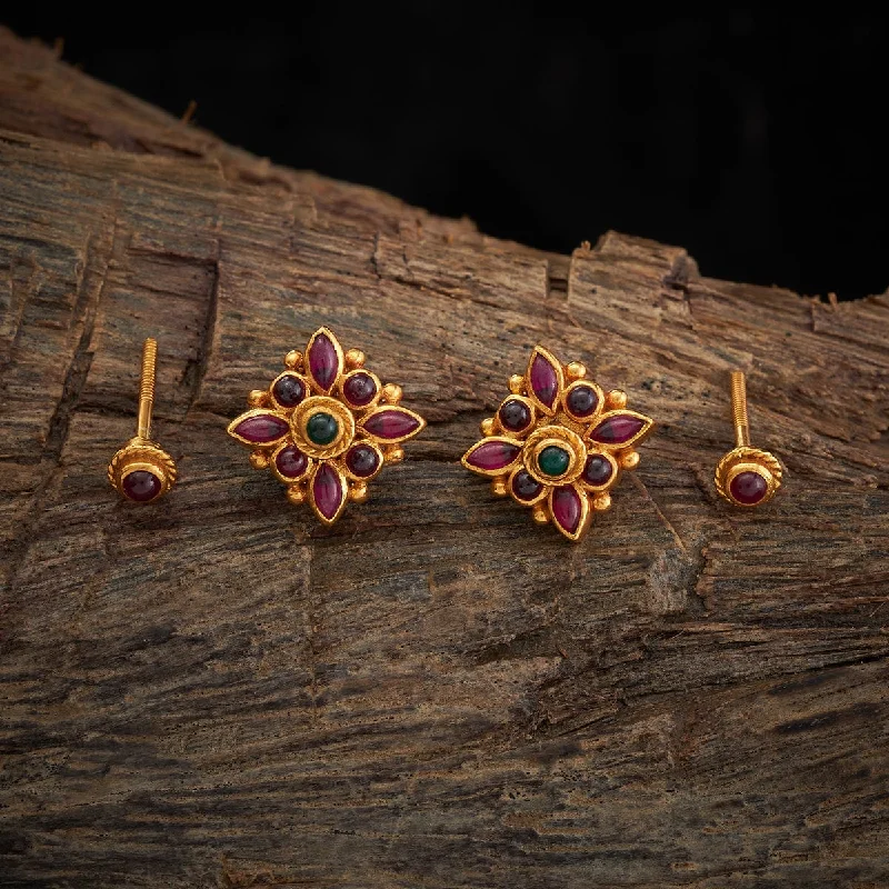 Women's Earrings – Elegant Designs for Every Personality--Silver Temple Earring 172795