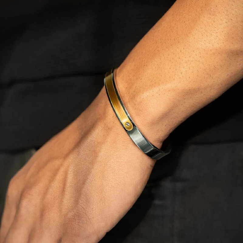 Leather Strap Bracelets for Men with Minimalist Design-Thor Kada Bracelet