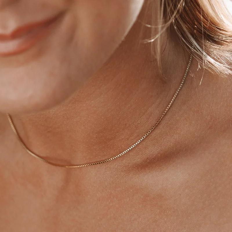 Shop Classic Women's  Necklaces & Pendants with a Modern Twist-Dainty Box Choker