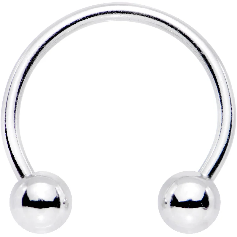 Customizable Lip Rings with Fun Features16 Gauge 1/2 Stainless Steel Horseshoe Circular Barbell Customizable Lip Rings with Fun Features16 Gauge 1/2 Stainless Steel Horseshoe Circular Barbell