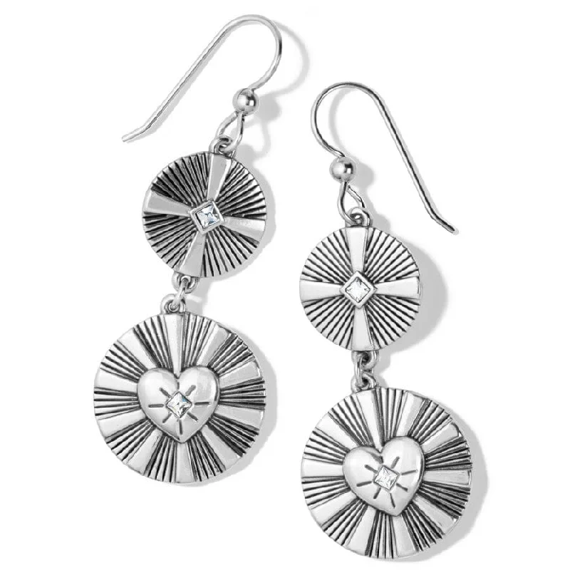 Women's Earrings – Elegant Designs for Every Personality--Celeste Double Drop French Wire Earrings