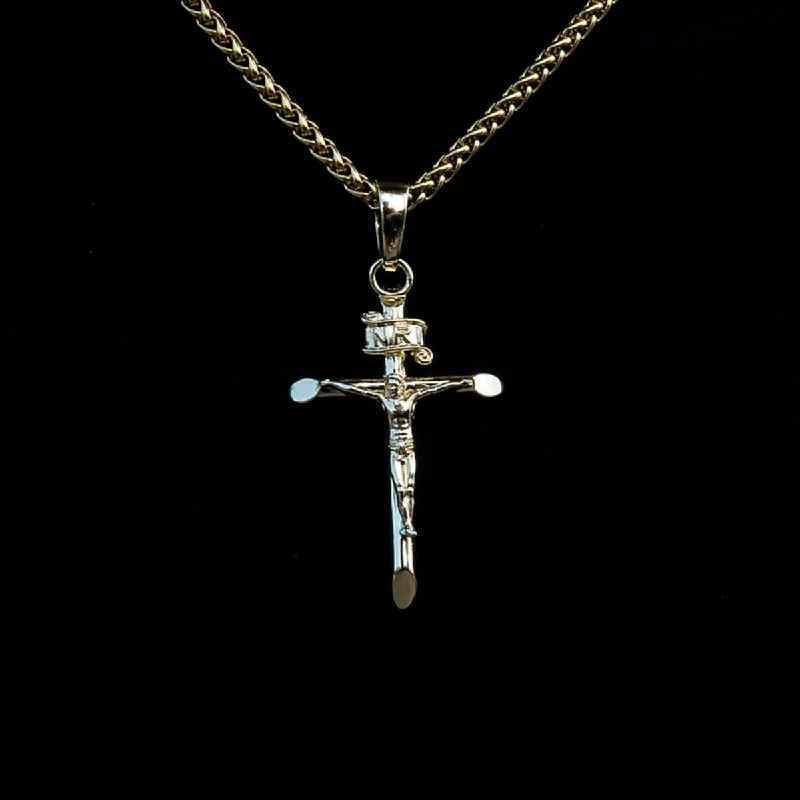 Exclusive Men's Necklaces & Pendants for the Modern Gentleman-Large Crucifix Pendant in Yellow Gold Exclusive Men's Necklaces & Pendants for the Modern Gentleman-Large Crucifix Pendant in Yellow Gold