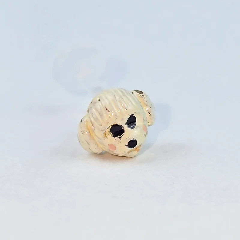Unique Lip Rings for Stylish Piercings16 Gauge 5/16 Dog White Face PTFE Bioplast Labret Monroe Tragus