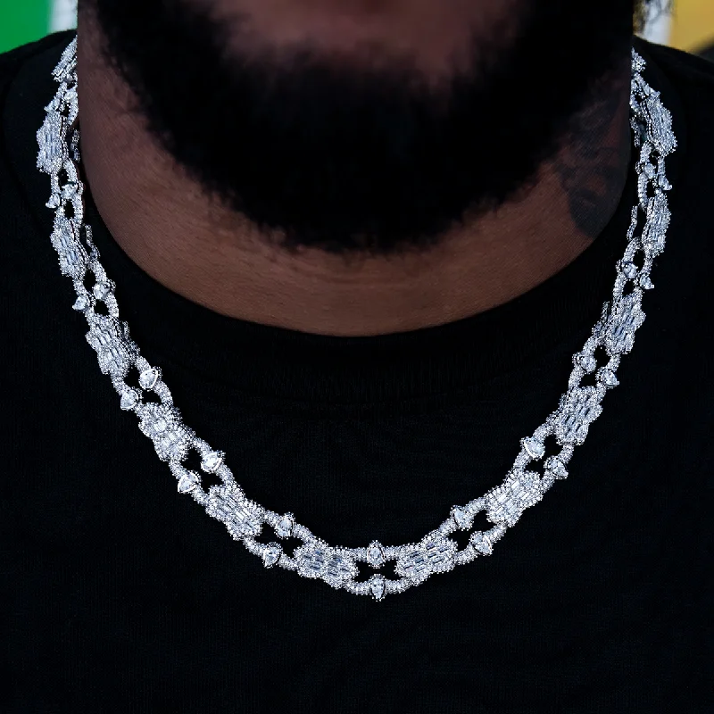 Exclusive Men's Necklaces & Pendants for the Modern Gentleman-Gothic Mariner Chain in White Gold Exclusive Men's Necklaces & Pendants for the Modern Gentleman-Gothic Mariner Chain in White Gold